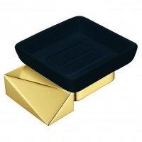 Мыльница настенная Boheme New Venturo Gold-Black 10313-G-B