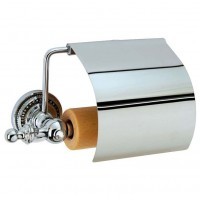 Держатель для туалетной бумаги с крышкой Boheme Brillante Chrome 10430
