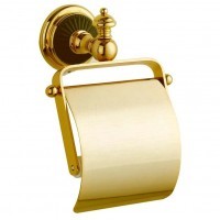 Держатель для туалетной бумаги с крышкой Boheme Palazzo Gold 10151